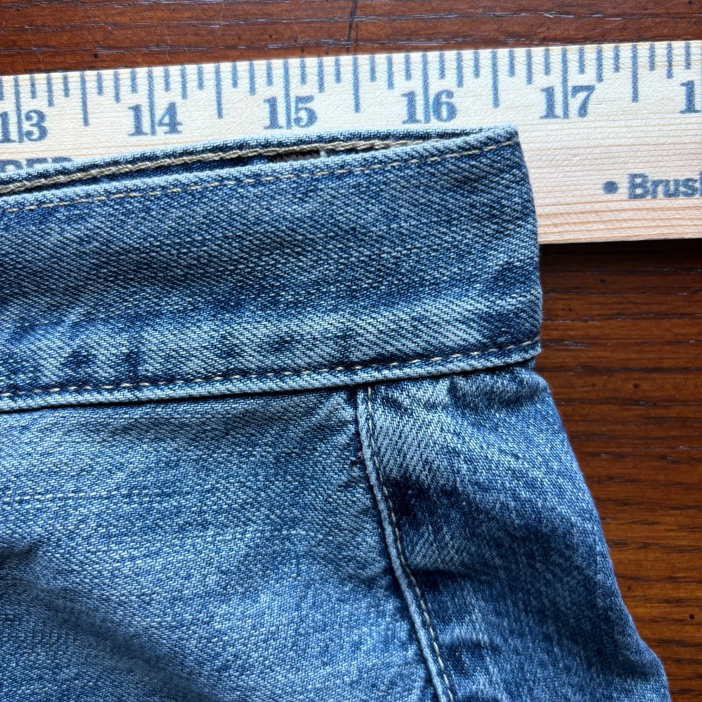 AG Adriano Goldschmied Hattie High Rise Barrel Wide Leg Blue Medium Wash Jean 29 - Picture 12 of 16
